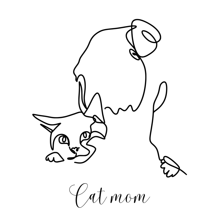 Tote bag Cat mom - Capitán Pelocho