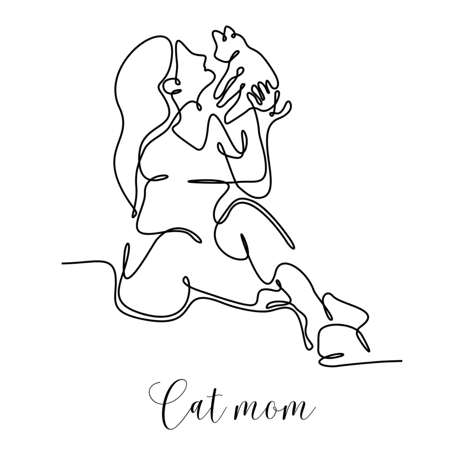 Tote bag Cat mom - Capitán Pelocho
